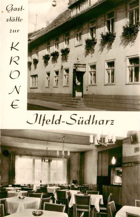 Ilfeld Suedharz Gaststaette zur Krone Gastraum