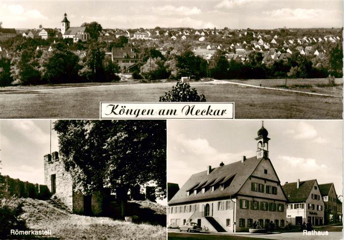 Koengen BW Panorama Roemerkastell Rathaus