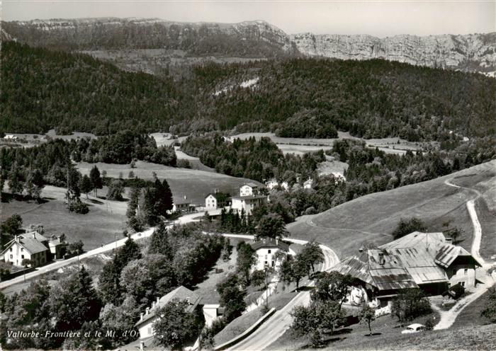 Vallorbe VD Frontiere et le Mont d'Or