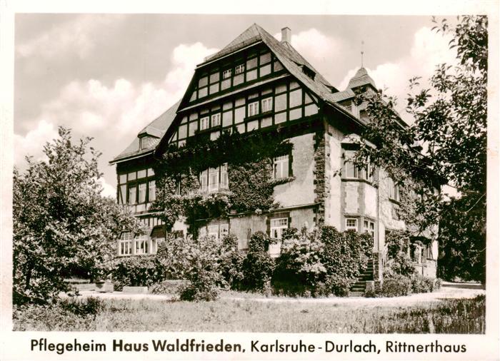Durlach Karlsruhe Baden Pflegeheim Haus Waldfrieden Rittnerthaus