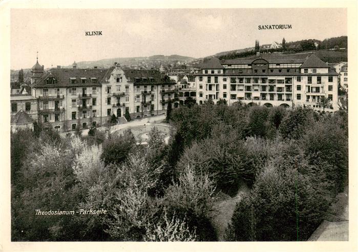 Zuerich  ZH Theodosianum Parkseite Klinik Sanatorium