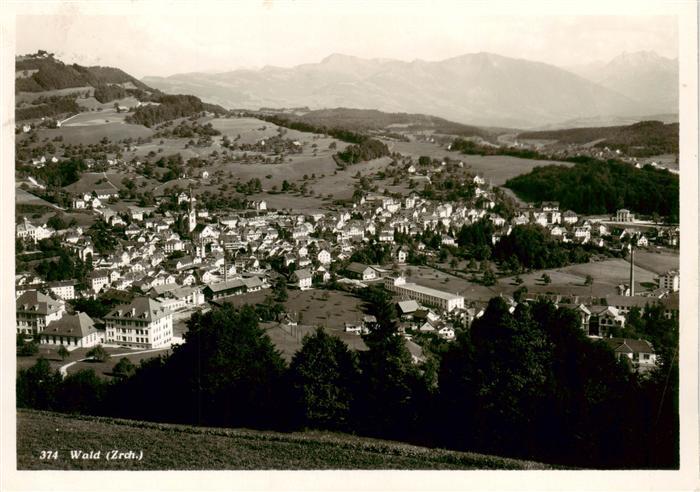 Wald ZH Fliegeraufnahme