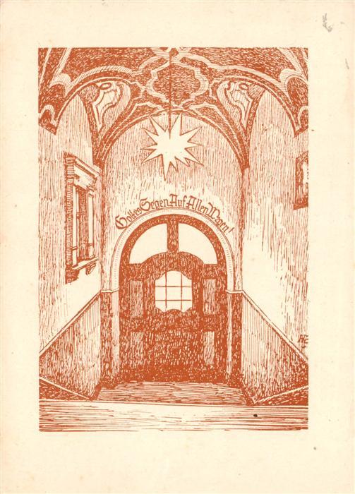 Bamberg Staatliche Hebammenschule Kuenstlerkarte