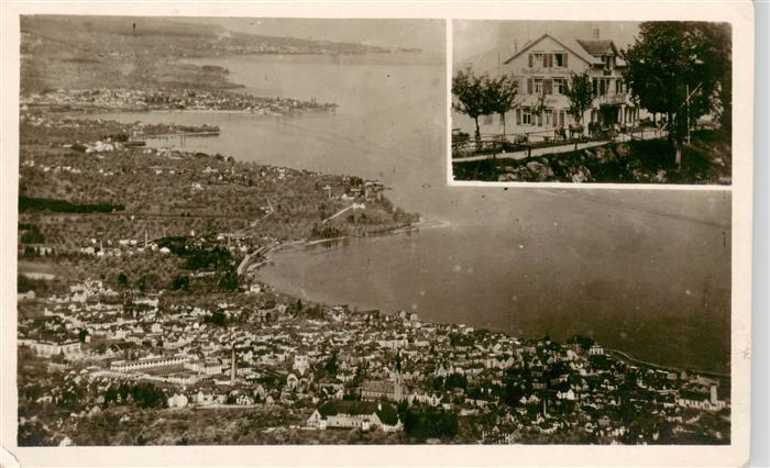 Rorschach Bodensee SG Fliegeraufnahme Gasthaus Pension zum Rossbuechel