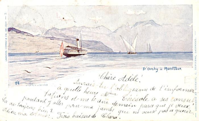 Ouchy Lausanne VD a Montreux Panorama