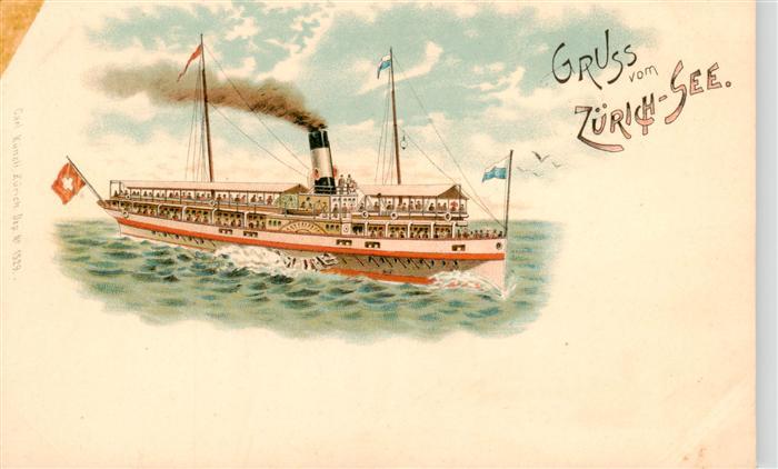 Zuerichsee ZH Dampfer