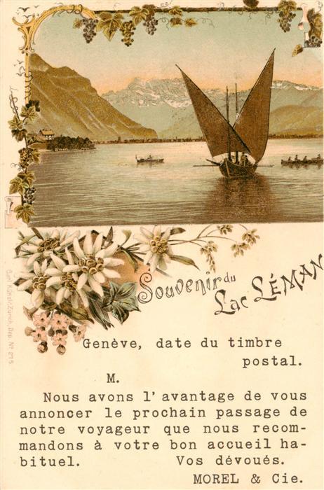 Geneve GE Lac Leman Panorama