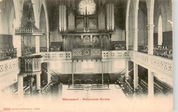 Maennedorf ZH Reformierte Kirche Inneres