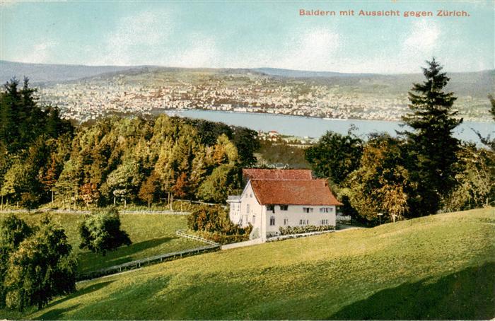 Baldern ZH mit Blick nach Zuerich