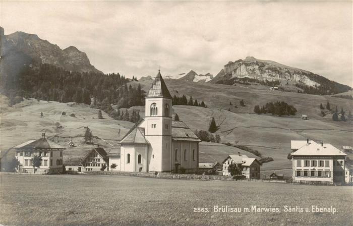 Bruelisau IR mit Marwies Saentis und Ebenalp