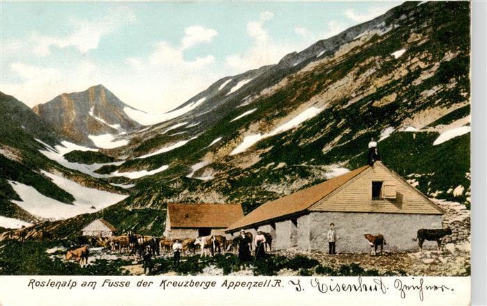 Appenzell IR Roslenalp am Fusse der Kreuzberge