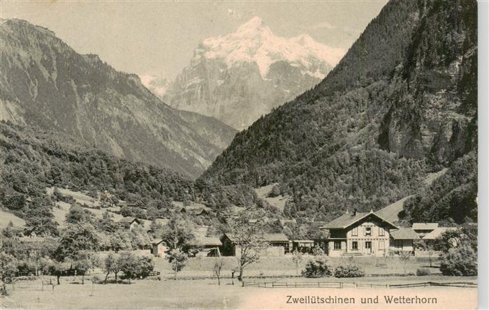 Zweiluetschinen BE und Wetterhorn