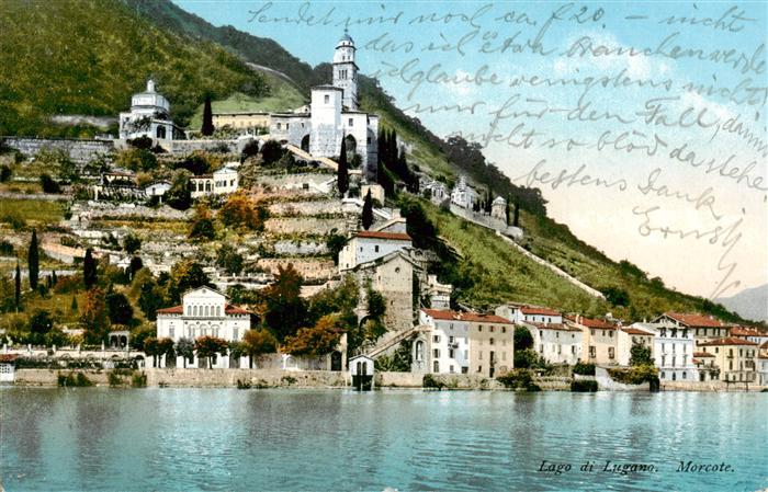 Morcote Lago di Lugano TI Panorama