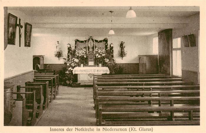 Niederurnen GL Inneres der Notkirche