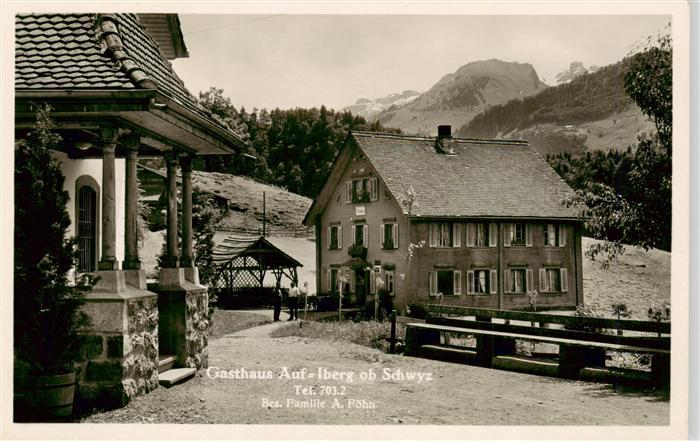 Schwyz SZ Gasthaus Auf-Iberg