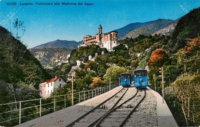 Locarno Lago Maggiore TI Funicolare alta Madonna del Sasso