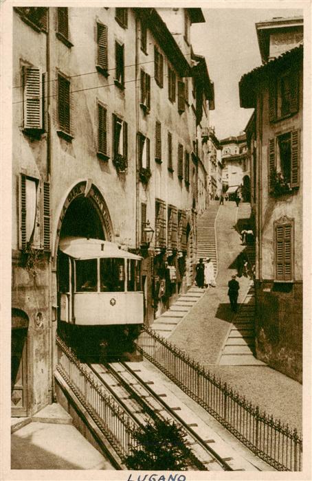 Lugano Lago di Lugano TI Via Cattedrale