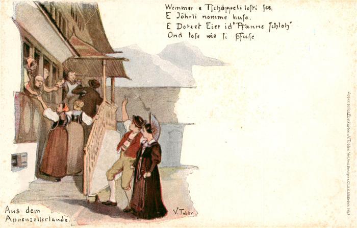 Appenzeller Land IR Einlass in die Kneipe