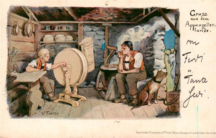 Appenzeller Land IR Partie in der Stube