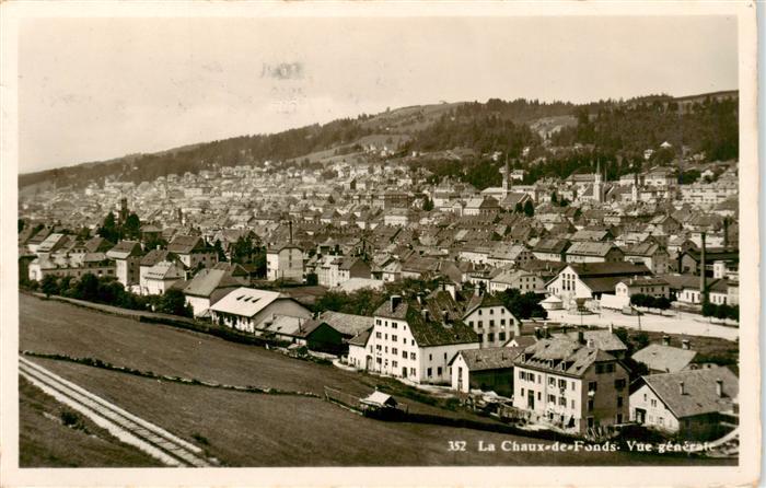La Chaux-de-Fonds NE Vue generale aerienne