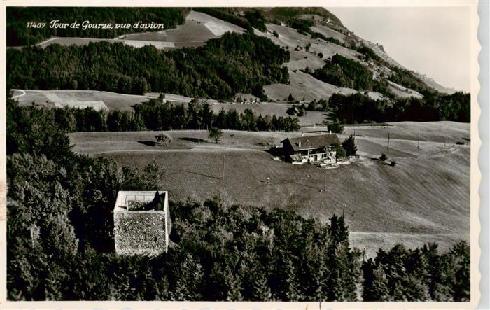 Gourze Bourg-en-Lavaux VD Tour de Gourze vue aerienne