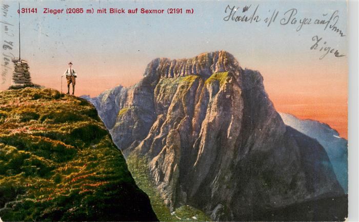 Zieger 2085m SG mit Blick auf Sexmor