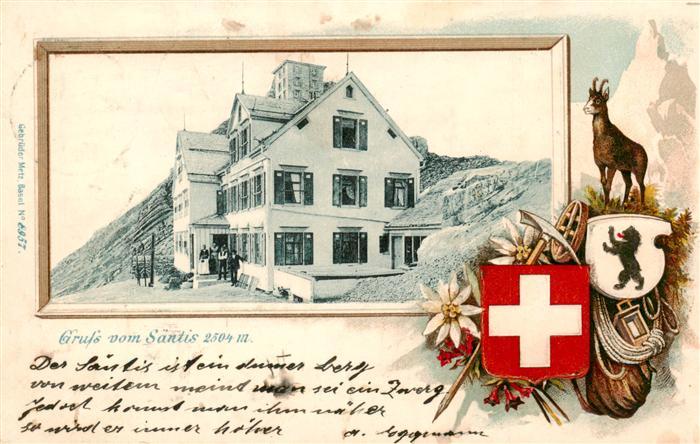 Saentis 2504m AR Berggasthaus