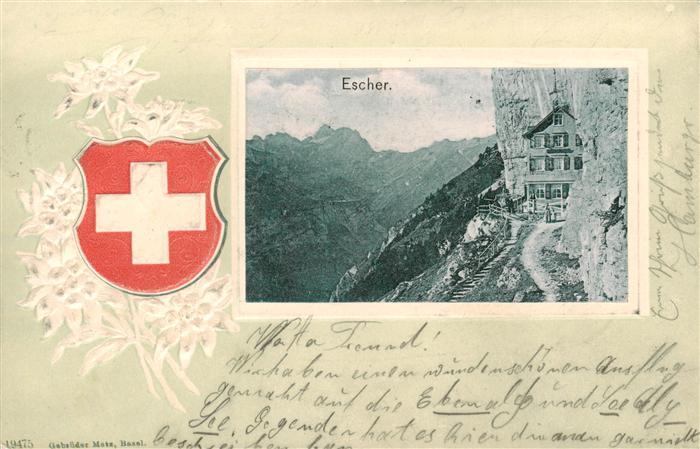 Escher 1461m Appenzell IR Berggasthaus