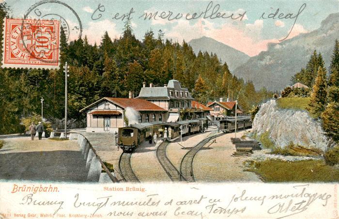 Bruenigbahn Bruenig OW Station Bruenig
