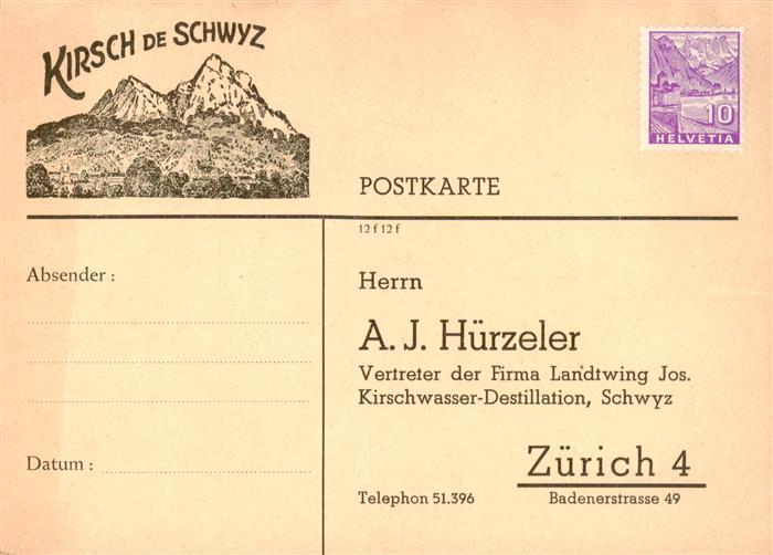 Schwyz SZ Kirsch de Schwyz