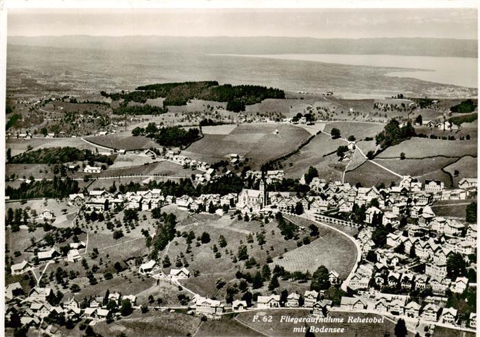 Rehetobel Fliegeraufnahme mit Bodensee