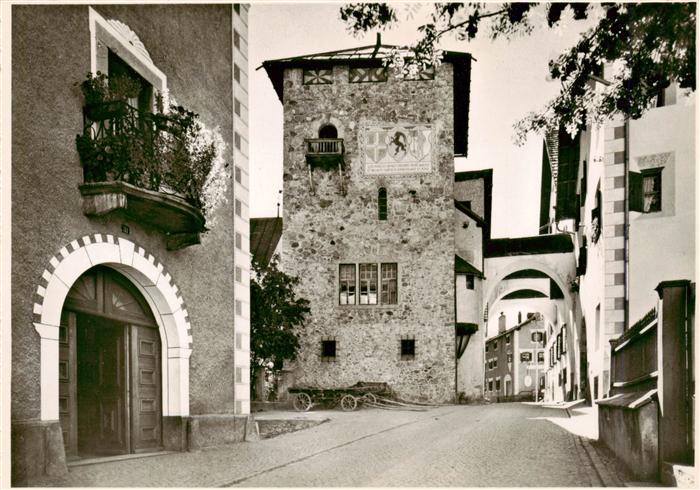 Zuoz GR Partie am Rathaus