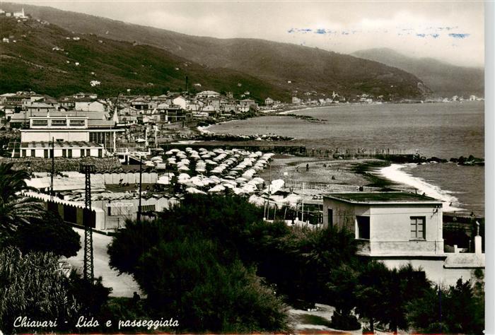 Chiavari Genova Genua Liguria IT Lido e passeggiata