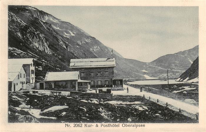 Oberalp 2044m UR Kur und Posthotel Oberalpsee