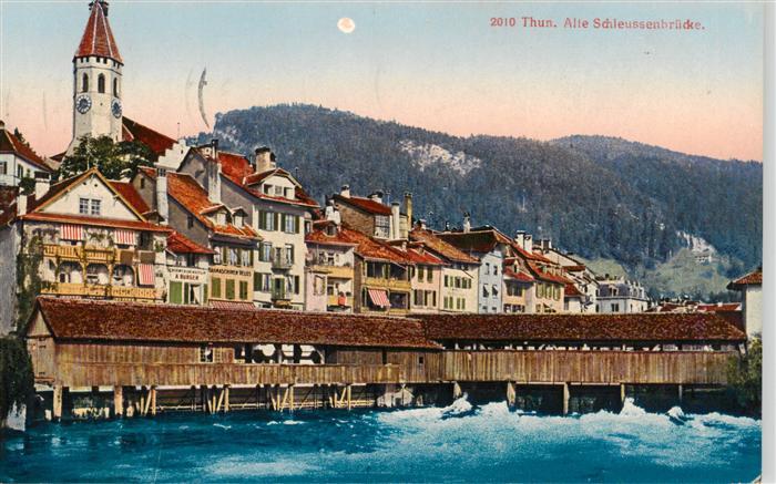Thun BE Alte Schleusenbruecke