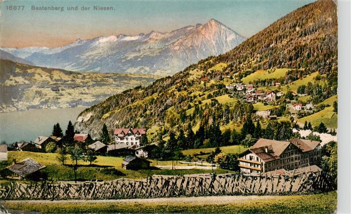 Beatenberg Thunersee BE mit Niesen