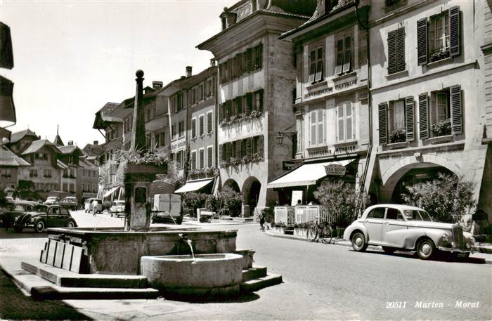 Murten Morat FR Dorfbrunnen