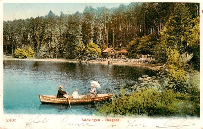 Saeckingen Bad Bergsee Gondelpartie