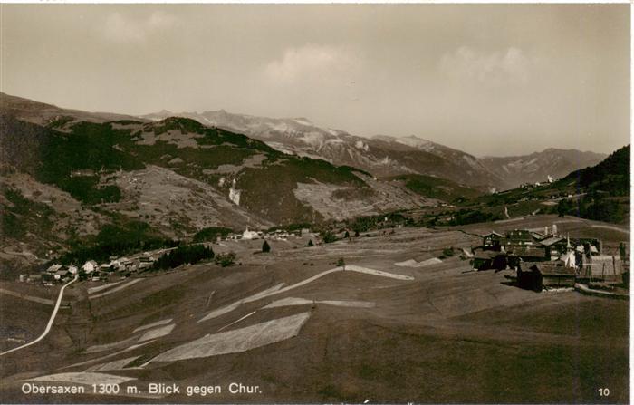 Obersaxen GR mit Blick nach Chur