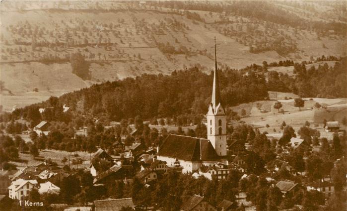 Kerns OW Panorama Kirche