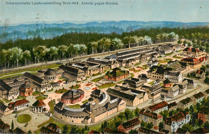 Bern BE Schweizerische Landesausstellung Bern 1914 Panorama