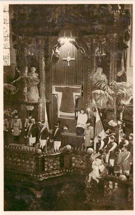 TRIER  CITY Ausstellung des hl Rocks im Dom zu Trier 1933