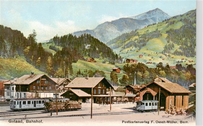 Gstaad BE Bahnhof