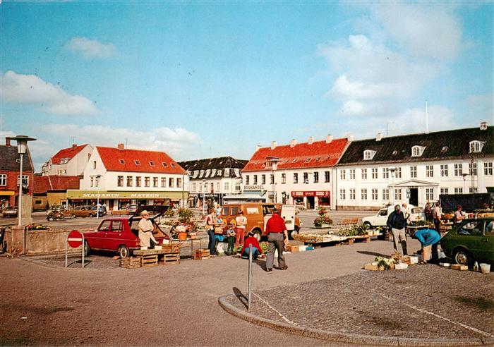 Torvet Maribo DK Marktplatz
