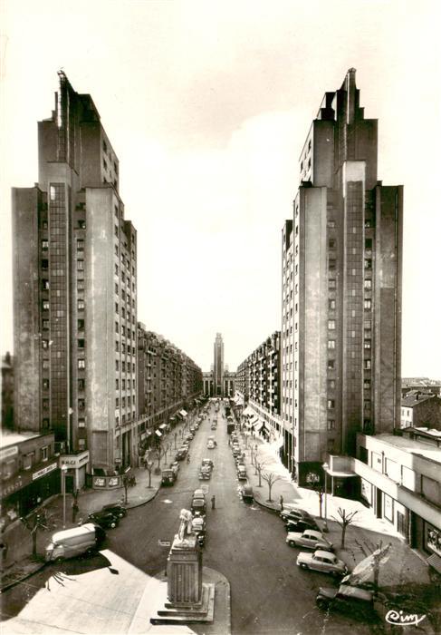 Lyon 69 Rhone Villeurbanne Gratte Ciel Avenu H Barbusse