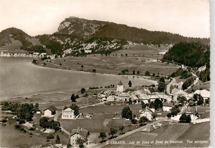 L Abbaye  VD Lac de Joux et Dent de Vaulion vue aérienne