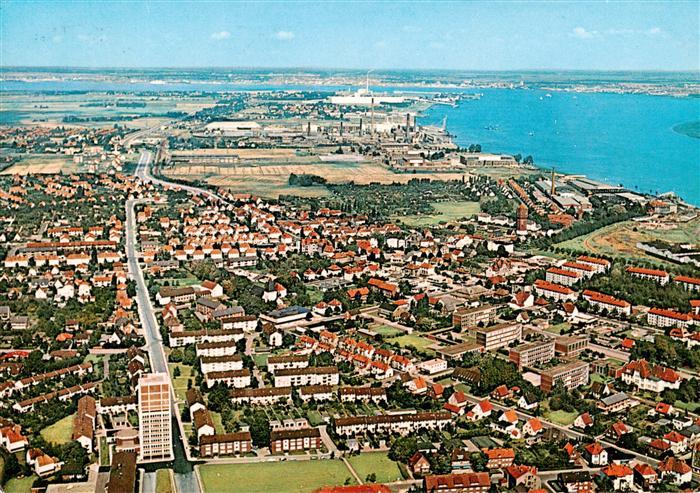 Nordenham Wesermarsch Niedersachsen Fliegeraufnahme