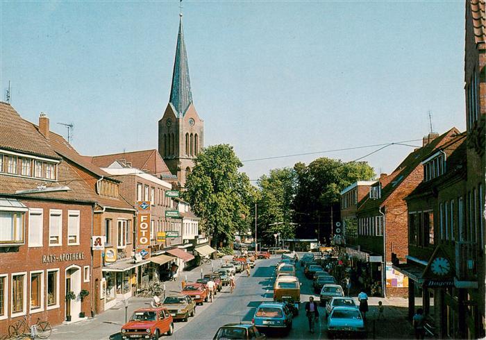 Friesoythe Strassenpartie Kirche