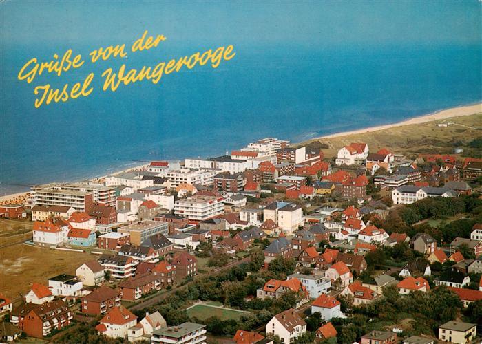 Wangerooge Wangeroog Nordseebad Fliegeraufnahme