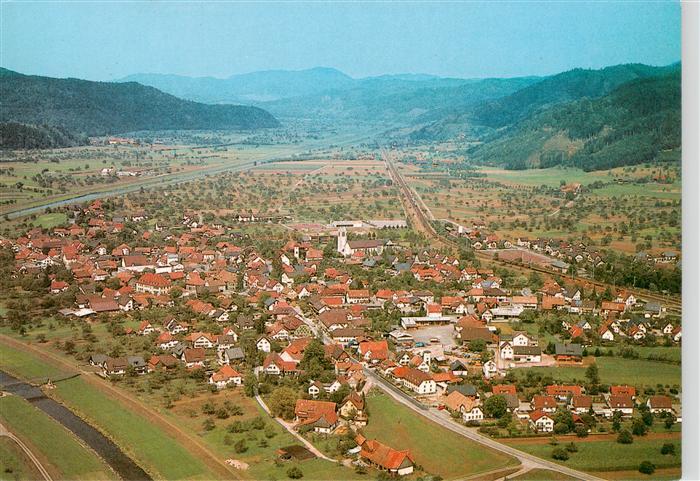 Biberach Kinzigtal Baden Fliegeraufnahme